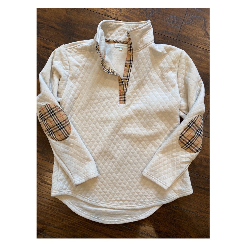 Plaid pullover